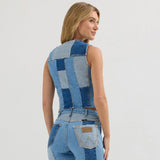 Wrangler Women's Lainey Patchwork Vest