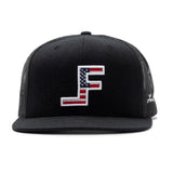 Lane Frost Brand Black "Patriot" Logo Cap