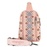 Wrangler Pink Aztec Crossbody Purse