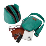 Wrangler Green Crossbody Sling Bag