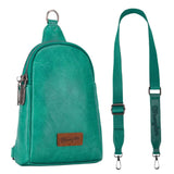 Wrangler Green Crossbody Sling Bag