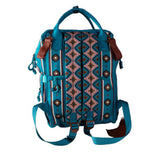 Wrangler Turquoise Aztec Callie Backpack/Diaper Bag