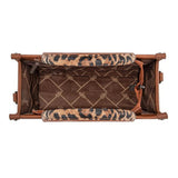 Wrangler Brown & Leopard Conceal Carry Tote