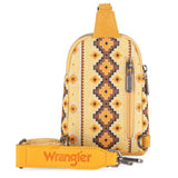 Wrangler Yellow Aztec Crossbody Purse