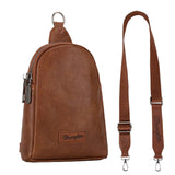 Wrangler Tan Crossbody Sling Bag