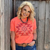 Texas True Threads Aztec Puff Tee