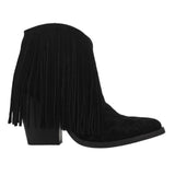 Dingo Women's Black Fringed Tangles Bootie