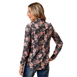 Roper Women's Pink Floral Long Sleeve Shirt