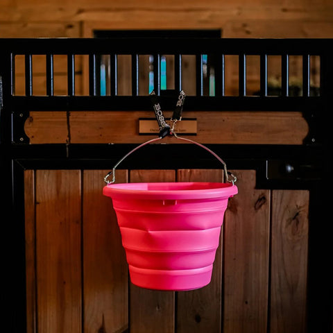 Neon Pink Collapsible Bucket