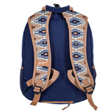 Rockstar Collection Navy & Tan Aztec Backpack by Hooey