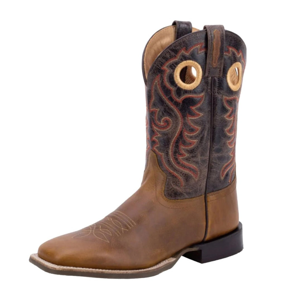 Old West Men's Horse Tan Boots