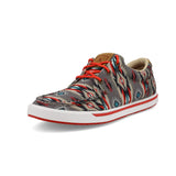 Women's Red Multi-Color Aztec Kicks