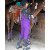 Cowgirl Tuff Purple Overalls