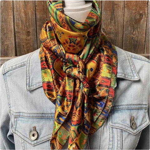 Multi Color Paisley Wild Rag