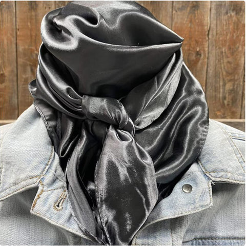 Rodeo Drive Solid Silver/Grey Wild Rag