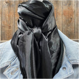 Rodeo Drive Solid Black Wild Rag