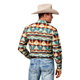 Men's Natural Aztec Serape Long Sleeve Vintage Collection by Roper