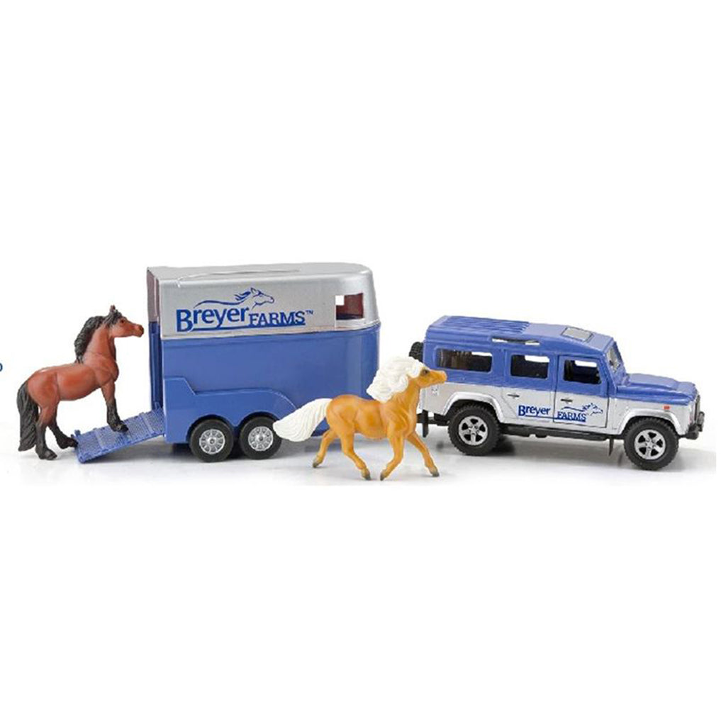 Breyer Farms Land Rover & Tag-A-Long Trailer