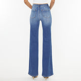 medium wash Holly high rise flare jeans