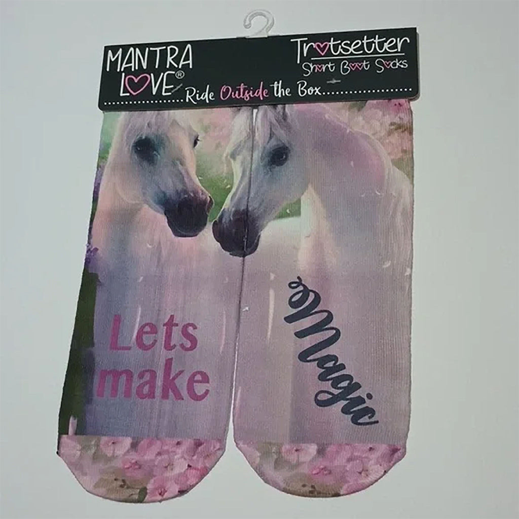 Mantra Love Lets Make Magic Socks