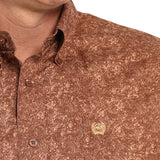 Cinch Men's Paisley Print Button Down