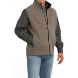 Cinch Men's Wool Bonded Vest in Khaki