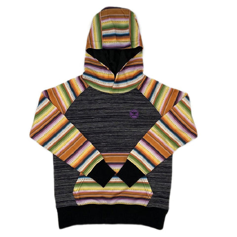 Youth Catalina Black Space Dye Hoodie by Hooey