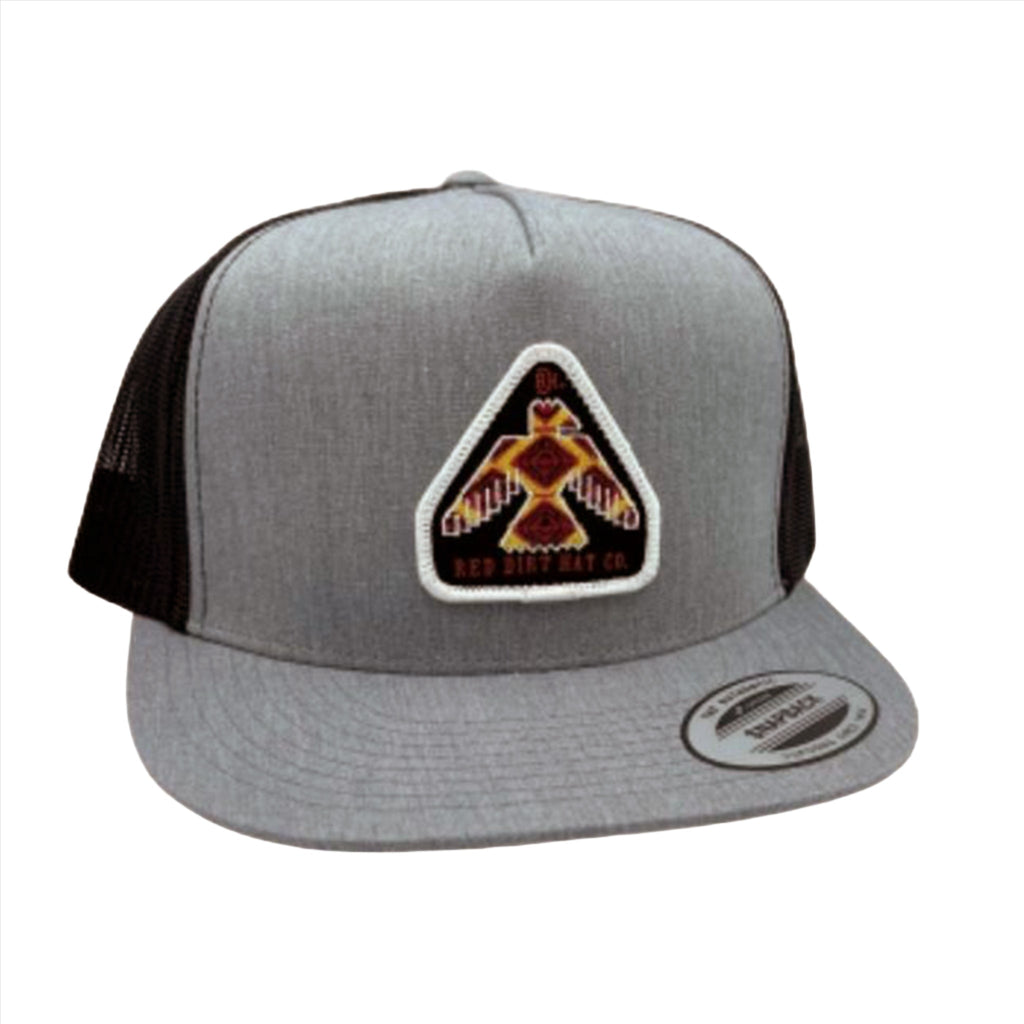 Red Dirt Grey Thunderbird Cap