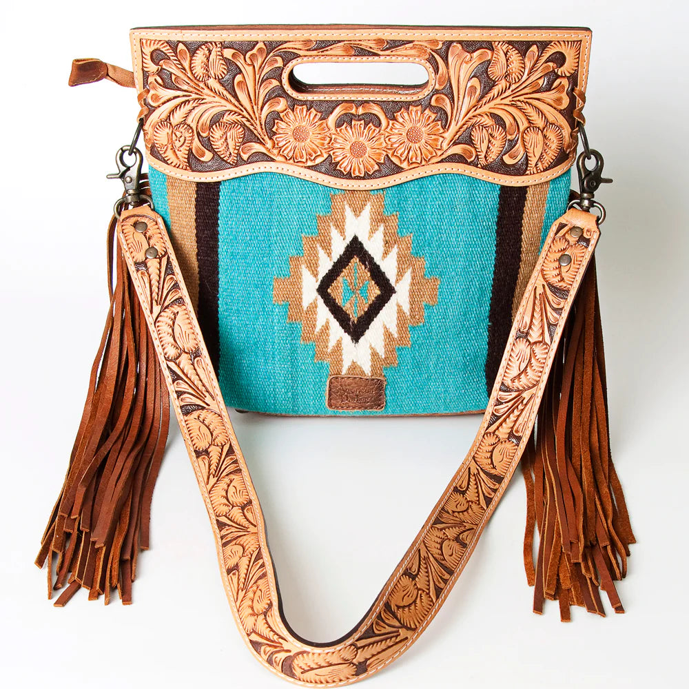 American Darling White/Turquoise & Red Aztec Purse – Western Edge, Ltd.