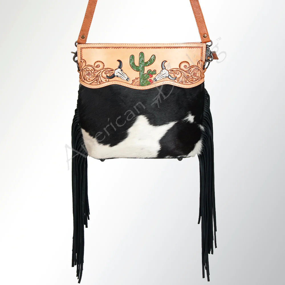 American Darling Black Cowhide Shoulder Bag