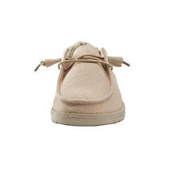 Hey Dude Wendy Chambray Shoe - Women's Shoes in Chambray Peach, Buckle