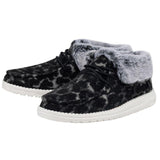 Hey Dude Britt Abstract Grey Leopard Bootie