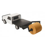 Little Buster Toys White Flatbed Hay Truck