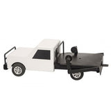 Little Buster Toys White Flatbed Hay Truck