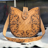 American Darling Tooled Leather Purse