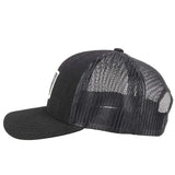 Hooey Black Mid Profile Doc Cap-Hooey Mercantile Patch