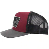 Hooey Maroon/Black Cap