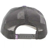 Hooey Mid Profile Purple/Grey Cap-Black Hooey O Patch