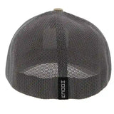 Hooey Mid Profile Tan/Grey/Turq Cap-Cheyenne Patch