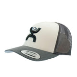 Hooey Sterling White & Grey Cap-Grey Hooey Up Patch