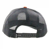 Hooey Mid Profile Orange/Black Cap-White Roughy Logo