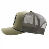 Hooey High Profile Olive Cap-Rough Stock Patch