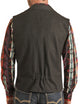 Powder River Heather Black Wool Vest