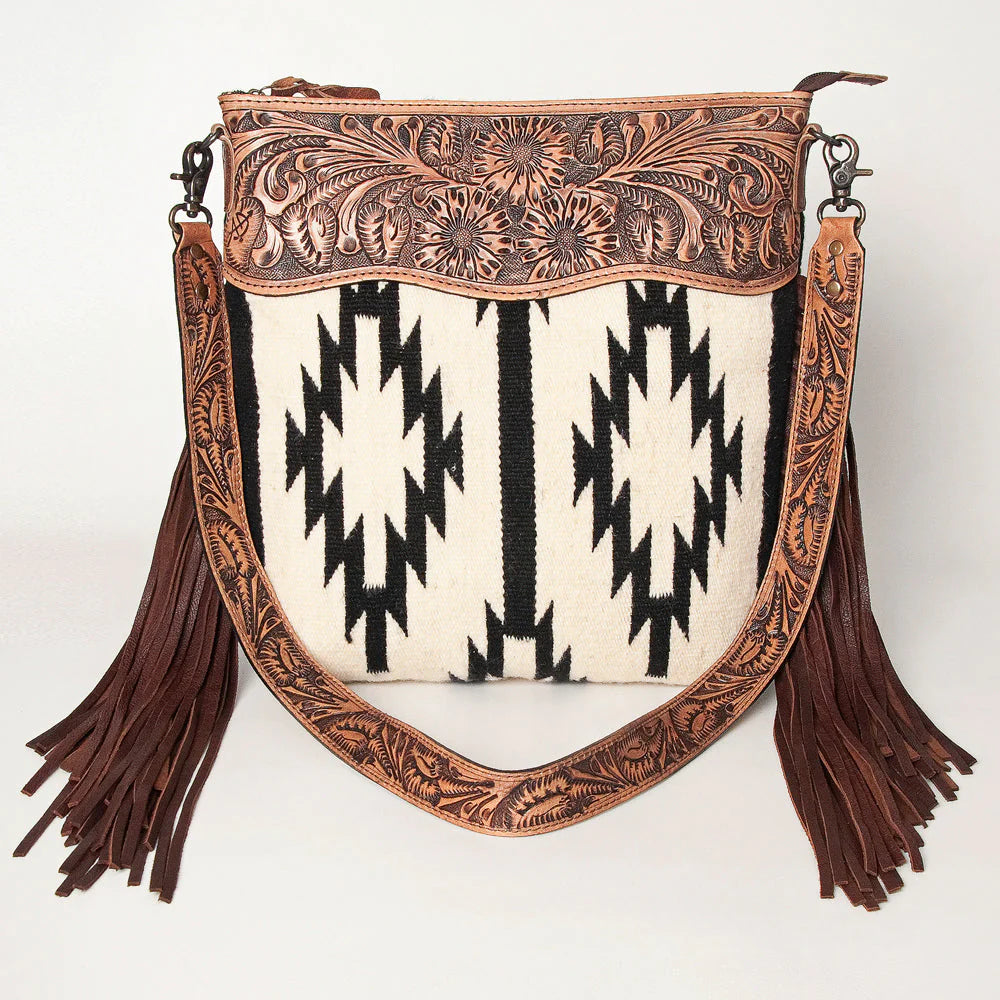 American Darling Winter Green Aztec Fringe Bag – Western Edge, Ltd.