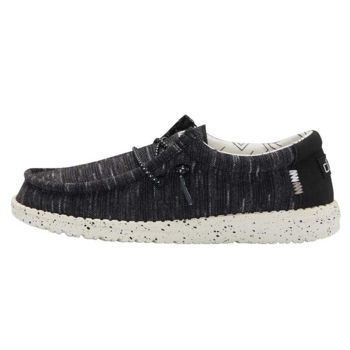 Hey Dude Youth Black Wally Shoe