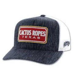 Hooey Red Cactus Ropes Patch Navy & White Cap