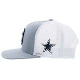 Hooey Dallas Cowboys Grey & White Cap