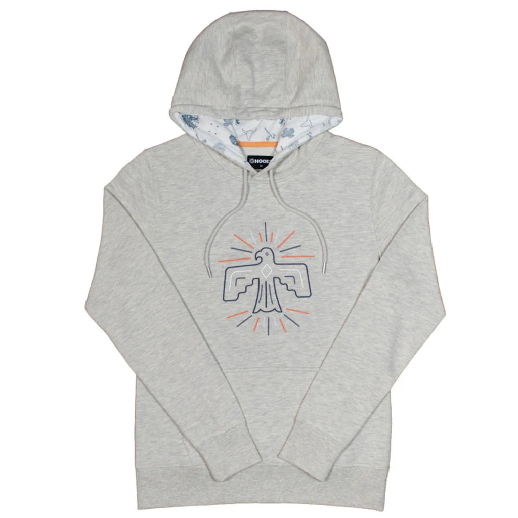 Hooey Women's Grey Prairie Hoodie