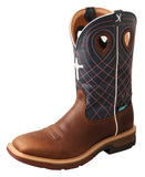 Twisted X Men's Mocha/Navy Alloy Square Toe Boot