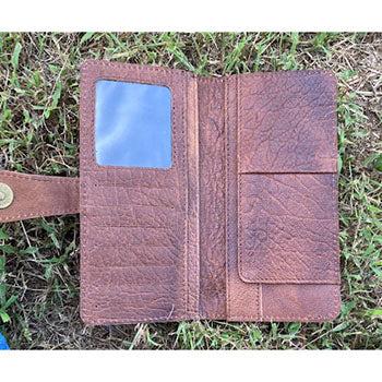 LV & cowhide wallet-tan acid